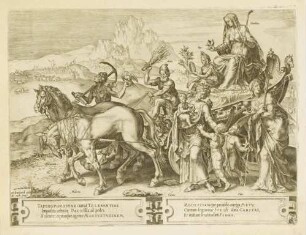 Der Triumph der Demut, Blatt 7 aus der Folge "Der Kreislauf der Unbeständigkeit menschlicher Dinge"