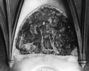 Marienkrönung : Marienkrönung. Fresko (um 1620). Klein Sankt Paul-Wieting, Propsteipfarrkirche Sankt Margarethe, Chor