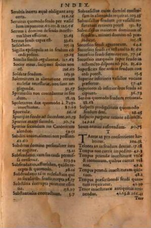 In usus feudorum epitome