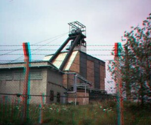 Ronneburg, Bergbaubetrieb Beerwalde (SDAG Wismut), Außenansicht