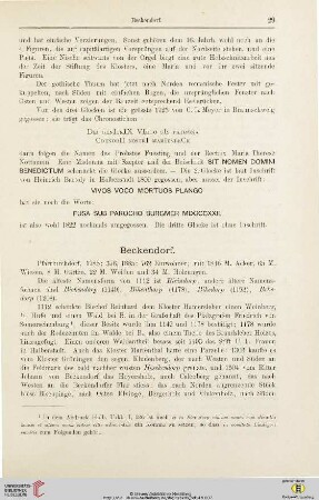 ⟦Beckendorf-Neindorf⟧