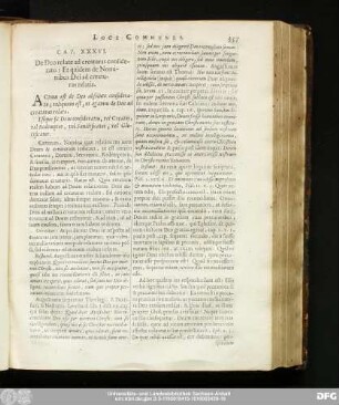 Cap. XXXVI. De Deo relate ad creaturas considerato : Et quidem de Nominibus Dei ad creaturas relatis.