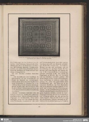 Gedruckte Tischdecke