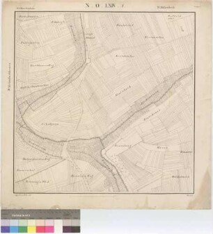Flurkarte N.O. LXIV.1. des Oberamts Brackenheim