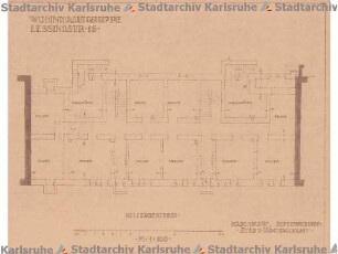 Beichel, Friedrich. Wohnhausgruppe Lessingstraße 16