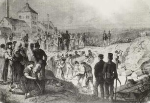 Burgk bei Dresden: Berwerksunglück im Segen-Gottes-Schacht am Windberg, 2. August 1869