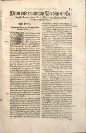 Neun vnd zwainzig Predigen, Georgij Scherers, von Notis, Merck vnd Kennzeichen der wahren vnd falschen Kirchen: