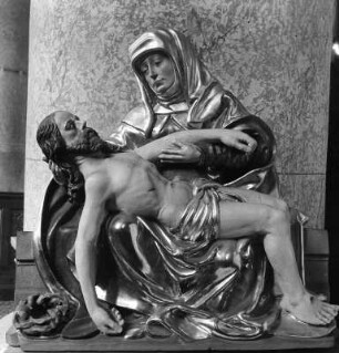 Pietà : Pietà. Holz, geschnitzt, gefaßt (1501/1515).