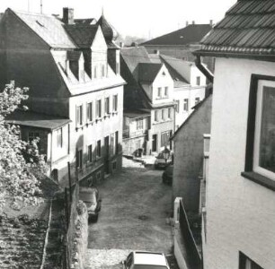 Colditz. Kirchgasse. Ansicht vom Kirchplatz
