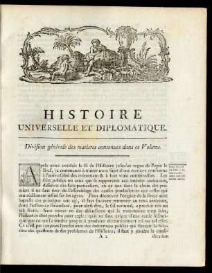 Histoire Universelle Et Diplomatique