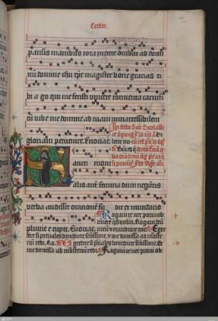 Initiale: Hl. Scholastica
