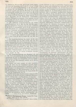 213-215 [Rezension] Biedrzynski, Richard, Das katholische Europa