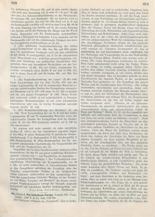 213-215 [Rezension] Biedrzynski, Richard, Das katholische Europa