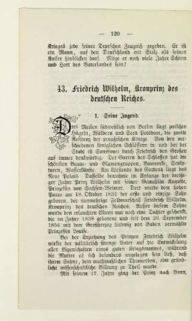 43. Friedrich Wilhelm, Kronprinz des deutschen Reiches