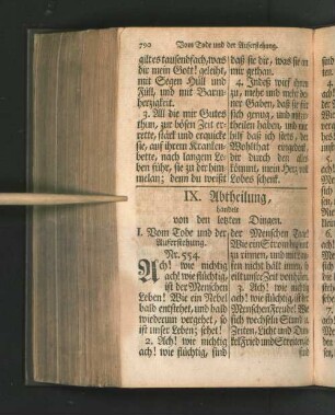 IX. Abtheilung.