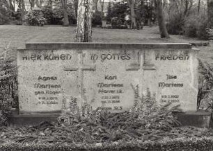 Grabmal der Familie Martens : Mittweida, Alter Friedhof, Grabmal der Familie Martens