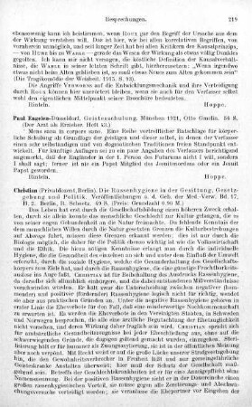 219, Paul Engelen. Geistesschulung. 1921