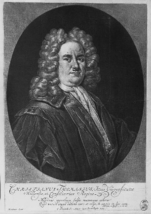 Bildnis des Juristen Christian Thomasius