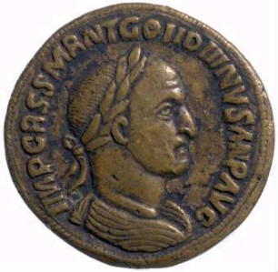 Münze, Sesterz, 238