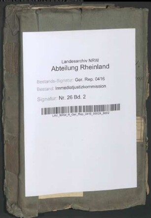 Sammlung von Gesuchen um Erlassung, Milderung oder Verwandlung erkannter Strafen.