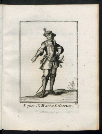 LXXIII. Ein Ritter S. Mariä von der Lilie, im Königreich Navarra.