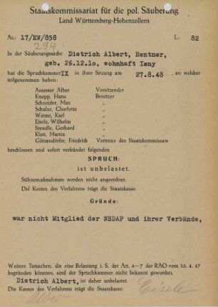 Dietrich, Albert