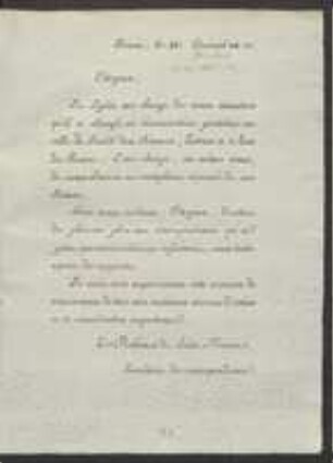 Brief von Unbekannt an Regensburgische Botanische Gesellschaft