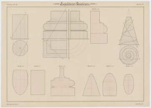 Projektions-Zeichnen. : Bez.: Städt. Gewerbeschule., Guido Hertel., Blatt Nr. 12., Wint. Sem. 1901-02.