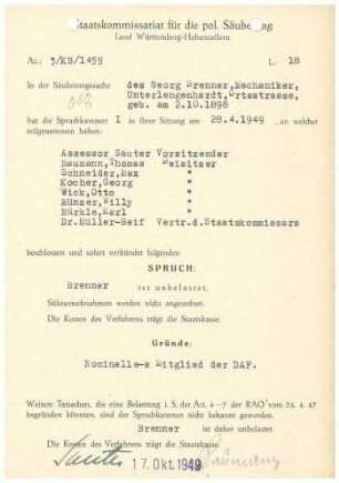Brenner, Georg