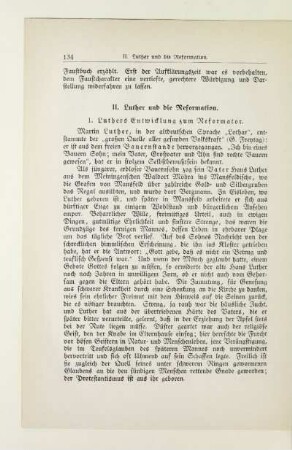 II. Luther und die Reformation
