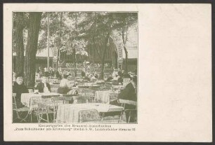 Ansichtskarte Konzertgarten des Schultheiss-Ausschanks im Viktoriapark