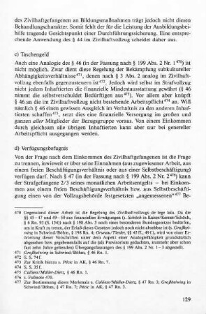 c) Taschengeld