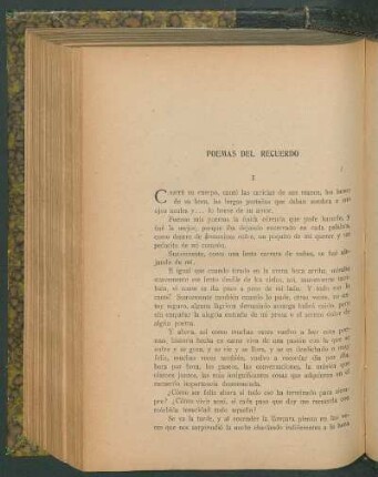 Poemas del recuerdo
