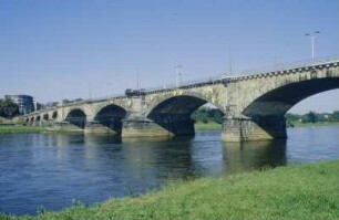 Albertbrücke ü. d. Elbe in Dresden