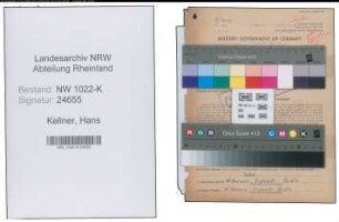 Entnazifizierung Hans Kellner , geb. 14.12.1907 ()