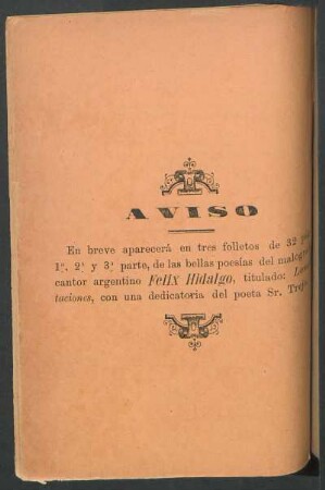 [Publicaciones del editorial] Aviso