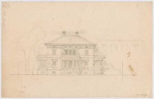 Thiersch, August ; München, Schwanthalerstr. 88; Wohnhaus Niedermeier - Ansicht
