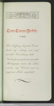 Conto-Corrent-Verkehr