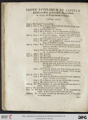 Index titulorum et capitum