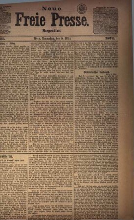 Neue freie Presse. Abendblatt, 1874,3