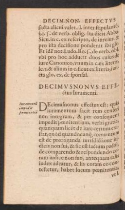 Decimus Nonus Effectus Iuramenti.
