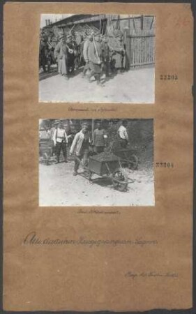 dt. Kriegsgefangenenlager (Ausmarsch zur Feldarbeit)