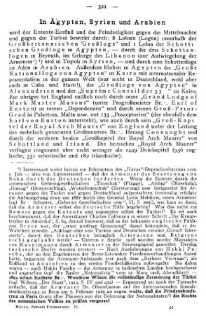 In Ägypten, Syrien und Arabien [...]