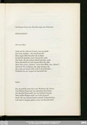 Gedanken