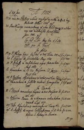 Ex Catal. Libr. Hag. Com. d. 6. Dec. 1751. per Jo. Swart [nebst beigefügter Werke].