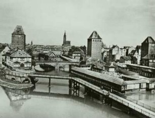 Frankreich, Straßburg, Gedeckte Brücken