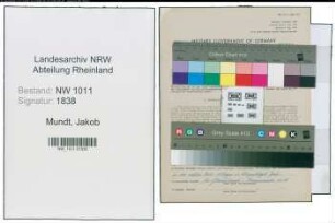 Entnazifizierung Jakob Mundt , geb. 01.03.1898 (Kaufmaennischer Angestellter)