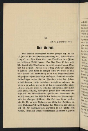 10-18, II. Der Orient