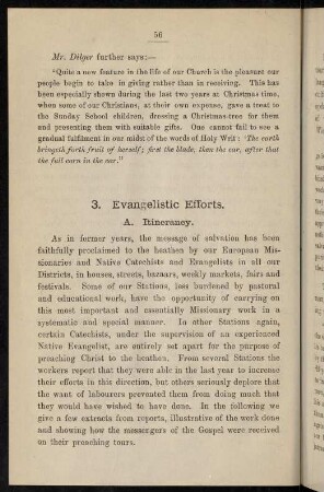 56-73, 3. Evangelistic efforts