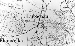 Bautzen-Lubachau. Meßtischblatt, Sekt. Luttowitz, 1884